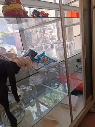 vitrina mostrario para ventas Foto