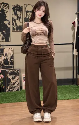 Conjunto crop top + buzito coreano Foto