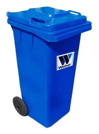 Contenedor marca Weber de 240 litros Foto