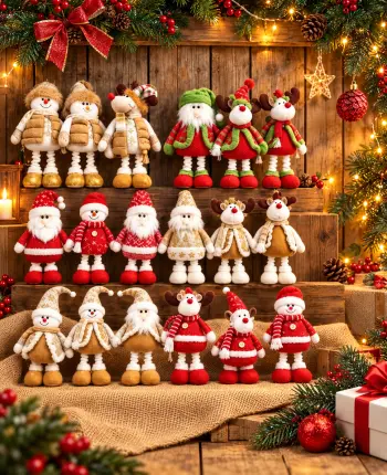 muñecos navideños Foto