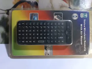 teclado inalámbrico recargable de mano Foto