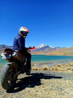 Clases de conducir motociclistas Foto