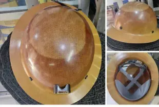 casco de minería Foto