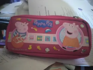estuchera con doble bolsillo para niñas Foto