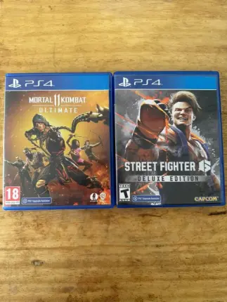 Mortal Kombat y street fighters 6 Foto