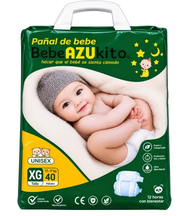pañal bebeazukito Foto