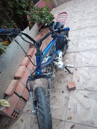 moto bicicleta Foto