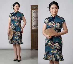 Vestido Quipao NUEVO Foto