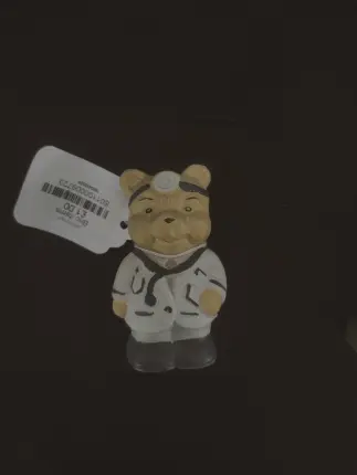 Osito médico con estetoscopio Foto