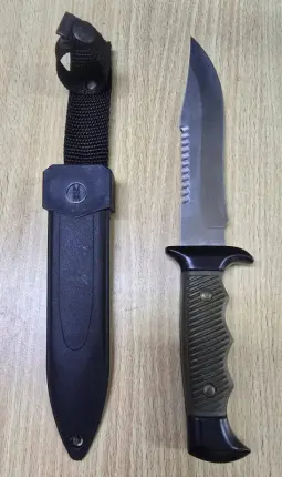 Cuchillo deportivo para caza u pesca Foto