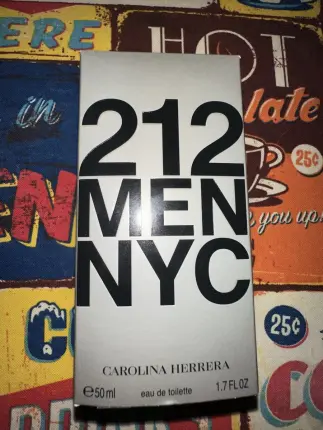 perfume 212 Men NYC 50 ML Original Nuevo Foto