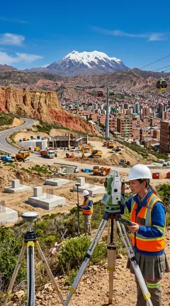 Topografo servicios de mensura Foto