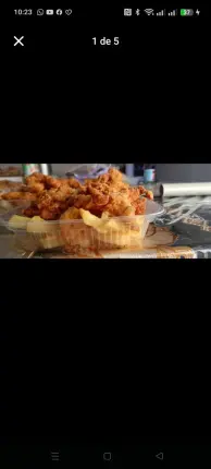Pipocas de Pollo Foto