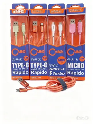 cables tipo/C y entrada V8  y C/C Foto
