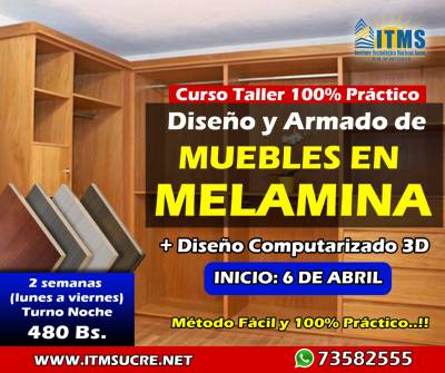 Curso de Muebles en Melamina Foto
