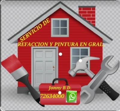 Servicio de Refaccion y Pintura en gral. Foto