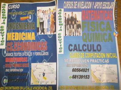 Clases matematica fisica quimica calculo Foto