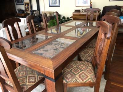Juego de Comedor de diseño único Foto
